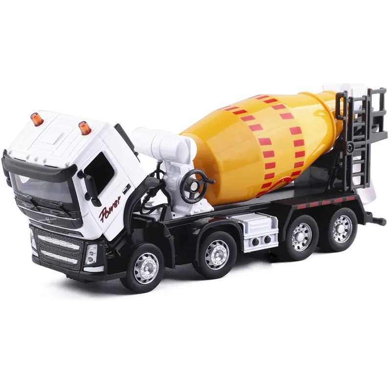 

Model Cars Alloy Concrete Mixer Truck Engineering Car Model Kids Toy with Light & Sound Toys