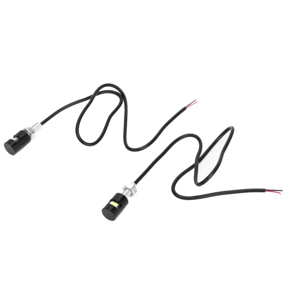 

Universal 2pcs/lot Tail Number License Plate Lamp Screw Bolt Light Styling 12V White SMD5630 Car Auto Motorcycle LED Signal Lamp