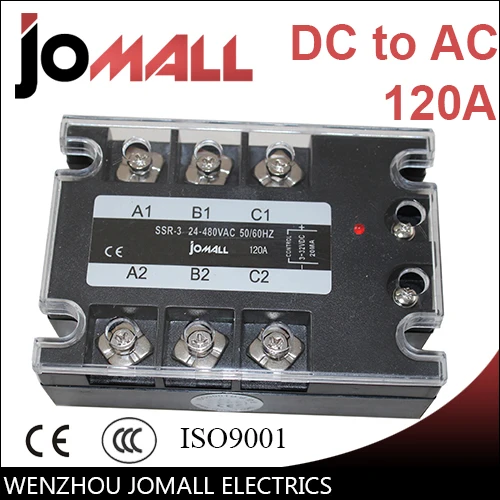 Трехфазное твердотельное реле 120A DC control AC SSR | Обустройство дома