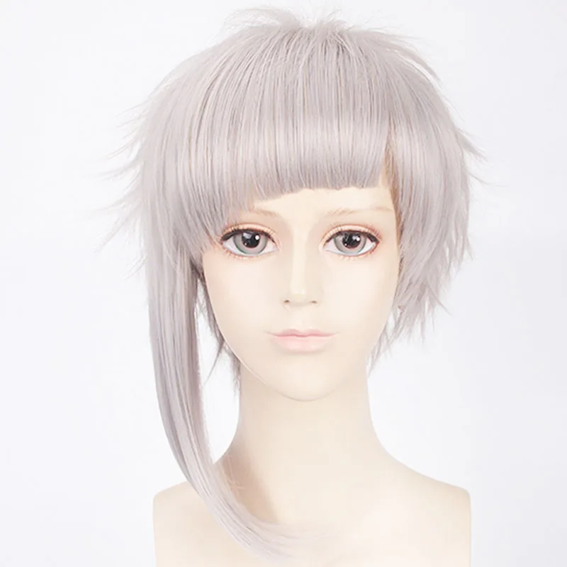 Only wig Coshome Bungo бродячие собаки Atsushi Nakajima косплей костюм парик рубашка галстук перчатки набор аниме Хэллоуин костюм - Цвет: Only wig