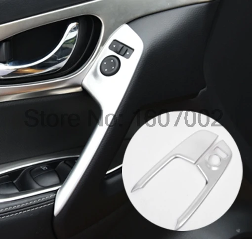 Хромированный чехол для NISSAN QASHQAI J11 2014 2015 2016 внутренняя дверь окно переключатель