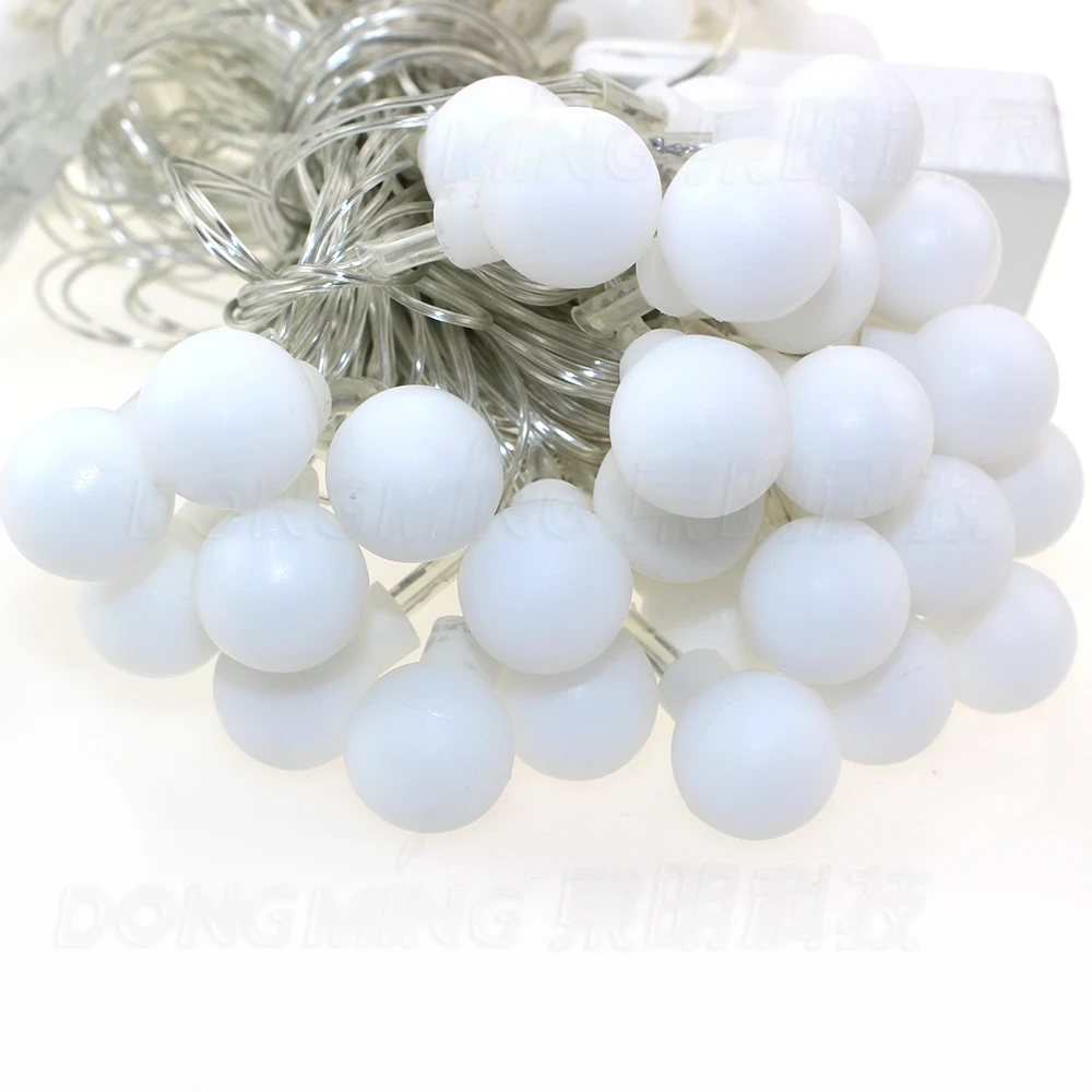 Новинка Наружное освещение 10 м 50 светодиодов Светодиодные Шаровые струнные