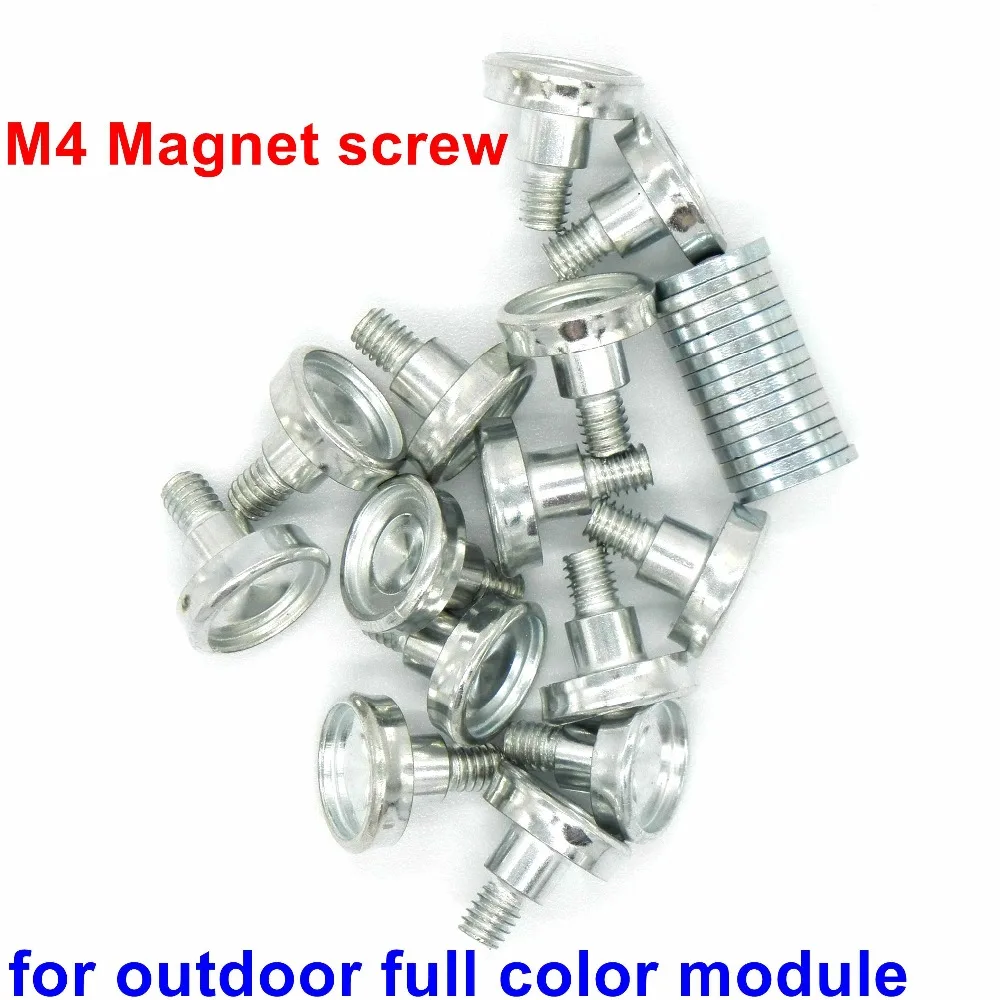 M4 наружная резьба Магнитный винт для наружного Полноцветного светодиодного