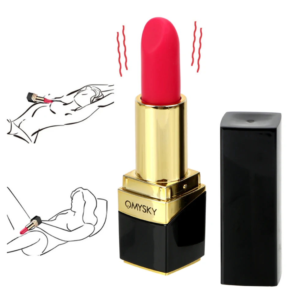 IKOKY G spot Мини Губная помада вибратор 10 Скорость Стимулятор клитора интимные