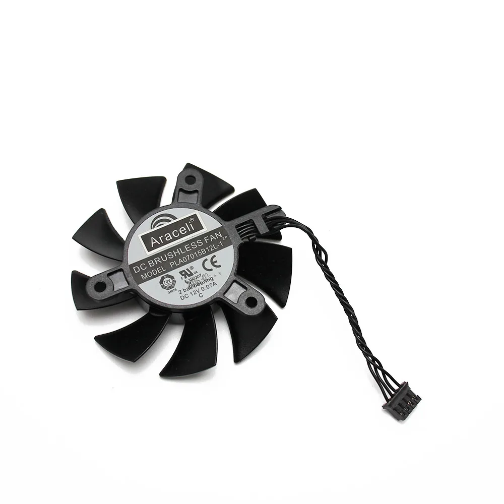 PLA07015B12L 1 65 мм DC 12 В 0.07AMP GTX 1080Ti охлаждающий вентилятор для EVGA GeForce 1080 Ti SC2 гибридные