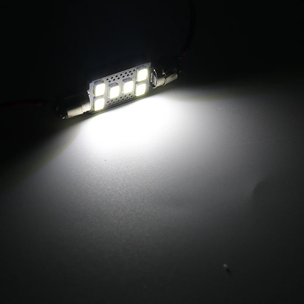 YSY 200 шт. новая белая 31 36 39 41 мм 5630 SMD 6 светодиодный лампа DC12V Автомобильная C5W