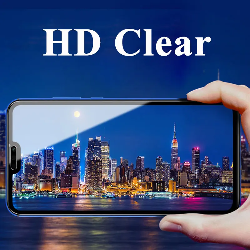 Защитное стекло на Honor 8X для Huawei 7X8X7 Защита экрана Huawai Xonor X8 X7 Huavei закаленное Броня