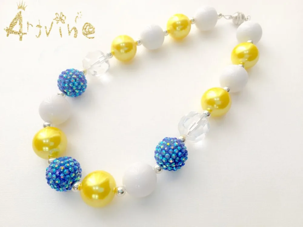 Комплект из ожерелья и повязки на голову с жемчужными бусинами|bubblegum necklace|necklace