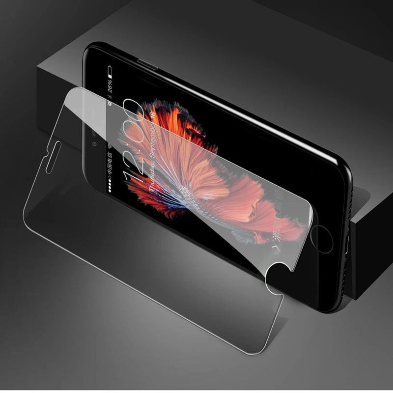 Закаленное Стекло для Apple iPhone X 7 8 6 6s плюс 5 5S SE 5C 4 4S HD Экран протектор 10 | Мобильные