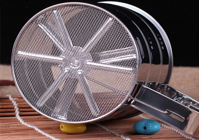 1 шт. S/Сталь сетчатая мука чашка просеиватель Форма глазурь шейкер для сахара