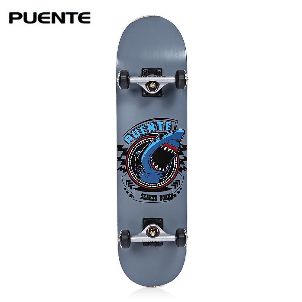 PUENTE 608 ABEC 9 для взрослых четырехколесный двухколесный клен скейтборд Лонгборд