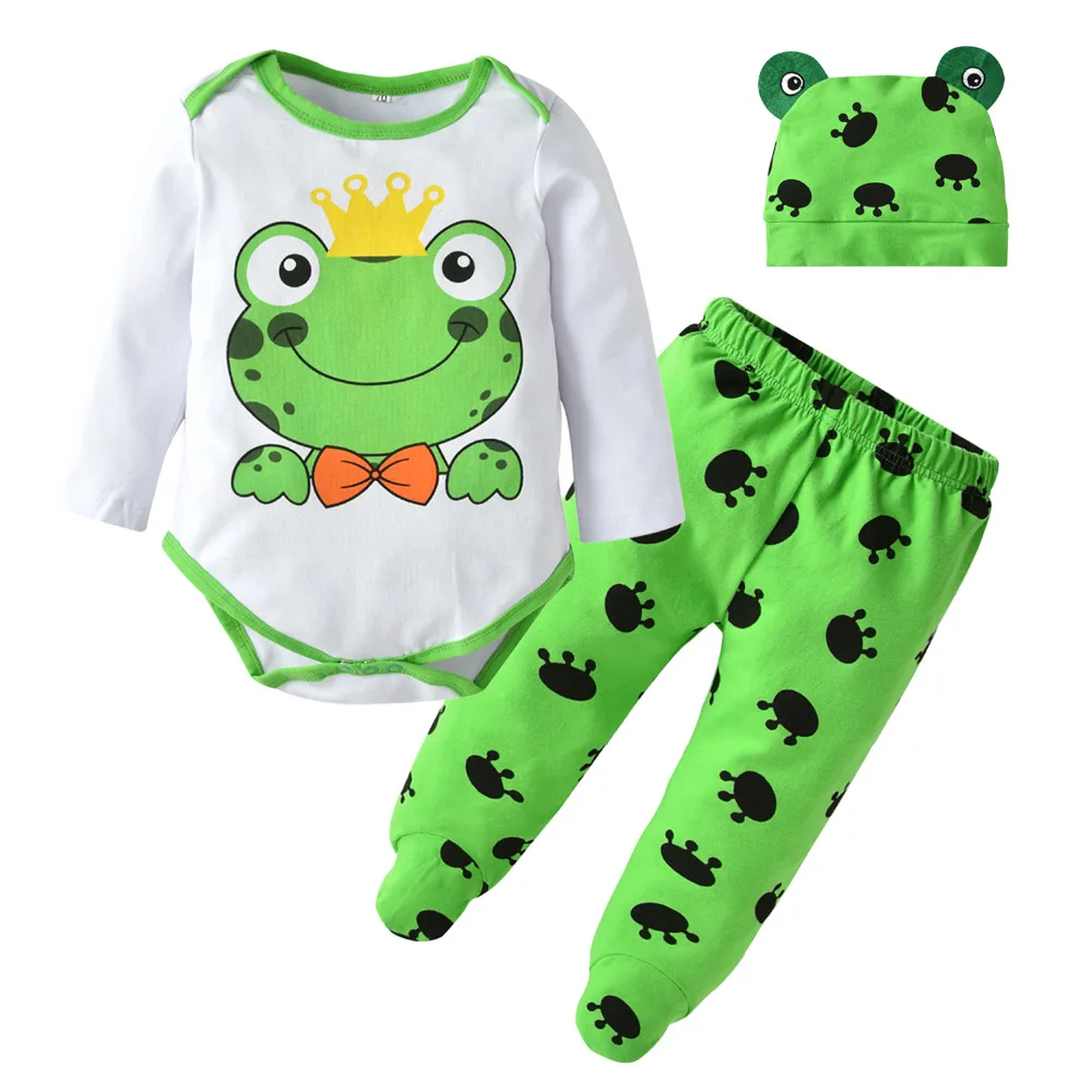 2018 Модная одежда для маленьких мальчиков Одежда новорожденных Комплект одежды