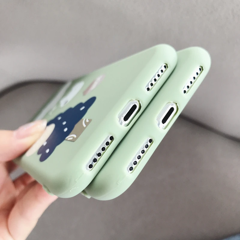 Простой мягкий чехол для iPhone XS MAX XR X 8 7 Plus 6 6s силиконовый |