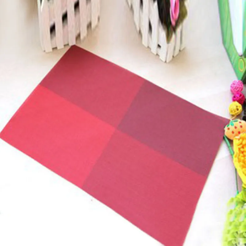 1 шт. мода ПВХ столовых Нескользящие пластиковый коврик для стола