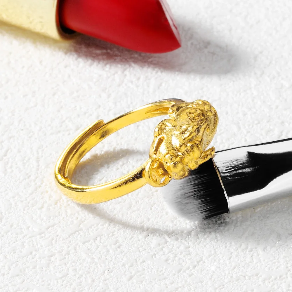 European and American fashionable atmosphere with golden ring gold GJ079 | Украшения и аксессуары