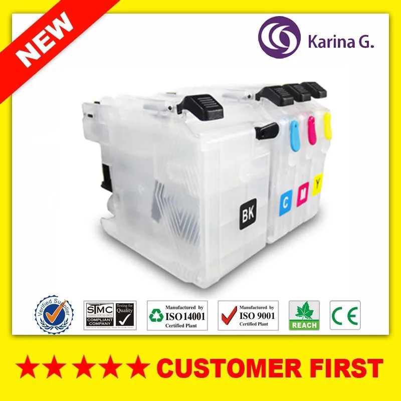 1 комплект многоразовый картридж для принтера Brother LC505 LC509|ink cartridge|refillable ink