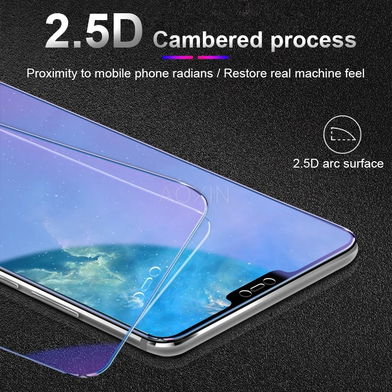 AOXIN 9H полное покрытие закаленное стекло для Huawei P20 Pro Lite Защита экрана HUAWEI Полное