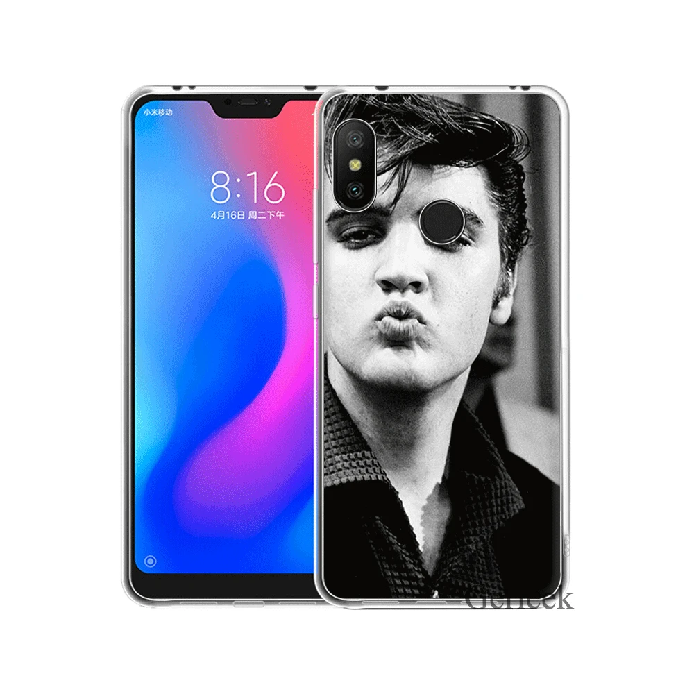 Мягкий ТПУ чехол Elvis Presley с поцелуем для Xiaomi Redmi Note 4 4X 5 6 Pro | Мобильные телефоны и