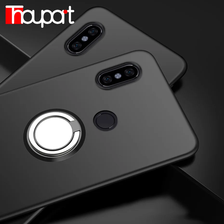 Чехол для Xiaomi Redmi Note 5 Pro 5A Prime Чехлы кольцо подставка-держатель Матовый