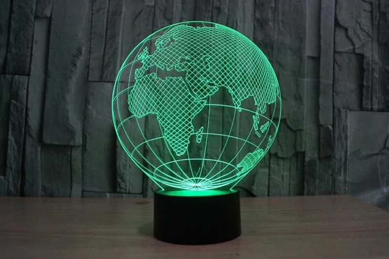 Внешняя торговля 2017 года Америка Европа 3D глобус цветной визуальный сенсорный