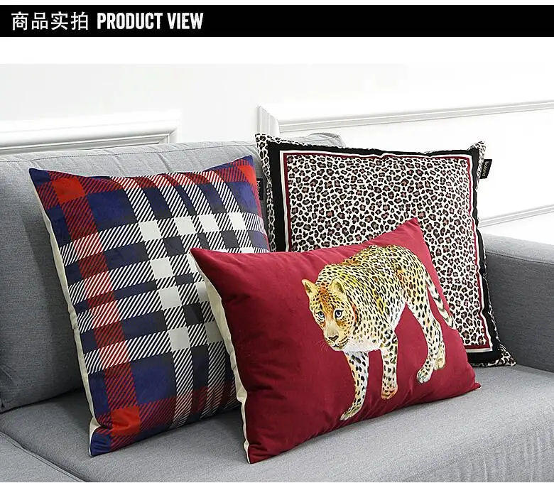 Наволочка в скандинавском стиле диван Чехол для подушки офис поясничная