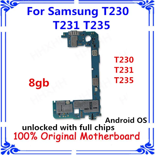 Разблокировка карты для Samsung Galaxy Tab 4 T230 T231 T235 материнская плата 8 Гб Android OS Plate