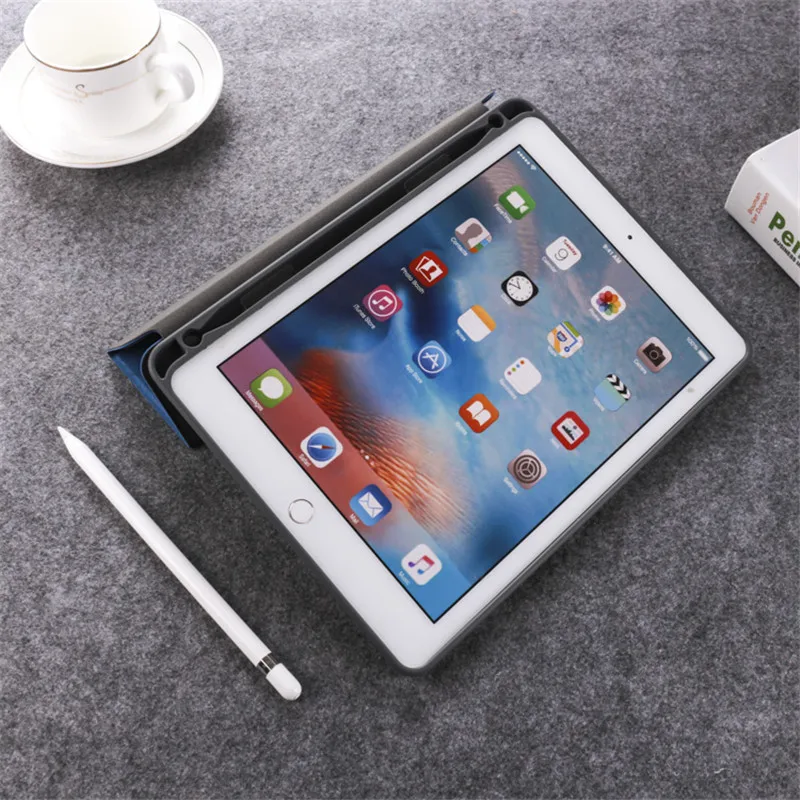 Чехол для планшета с ручкой и карманом iPad Air 5 тонкий чехол подставкой из