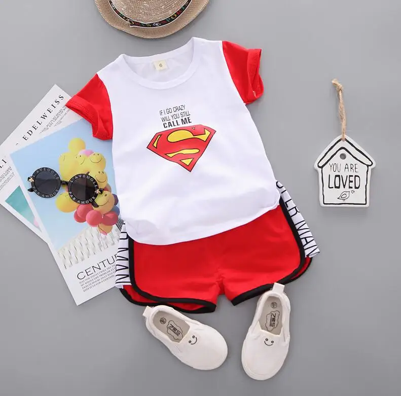 Для детей 1-4 лет новинка 2019 летняя модная футболка с короткими рукавами и