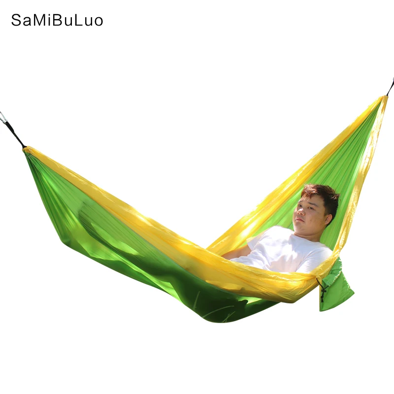 SAMIBULUO летний гамак портативный нейлоновый с подвесными ремешками на дереве