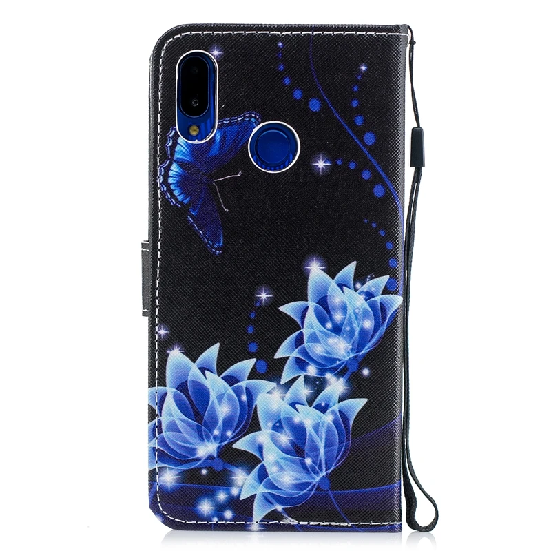 Кожаный чехол-книжка с цветочным рисунком для huawei Nova 3I 3 Y9 Y5 Y6 Y7 Prime mate 20 Pro P Smart Z Plus P20 Lite P30