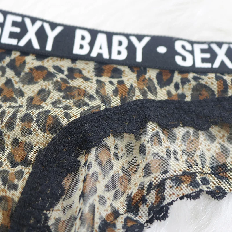 2 шт. женское сексуальное нижнее белье горячая распродажа Леопардовый
