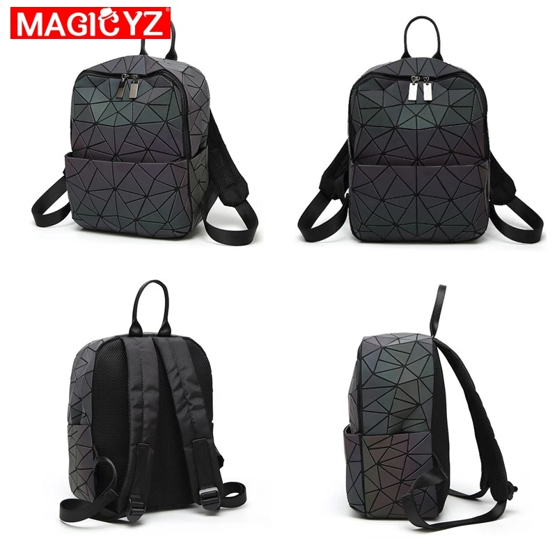 MAGICYZ голограмма геометрический Алмазный Клетчатый Рюкзак светящиеся