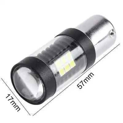 2 шт. высокомощная лампа 1157 BAY15D 3030 21 светодиодный SMD 1156 21W BA15S автомобильные