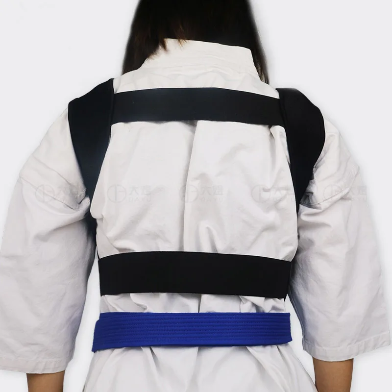 

Women karate chest guard black martial art chest guard Kyokushin Karate body shield kids and adult