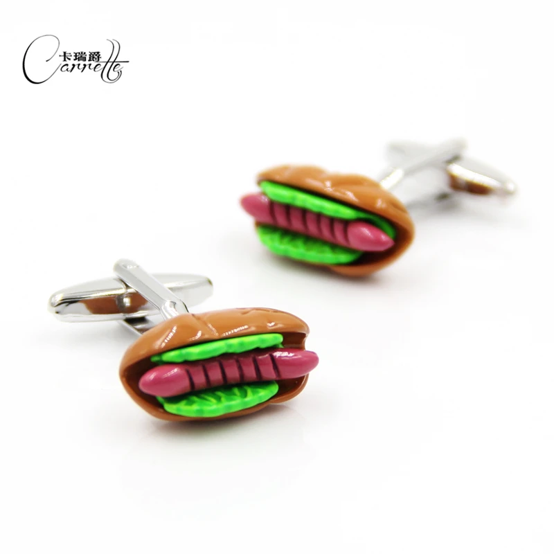 

Burger Cufflinks French Shirt Suit Men's suits high grade female taste