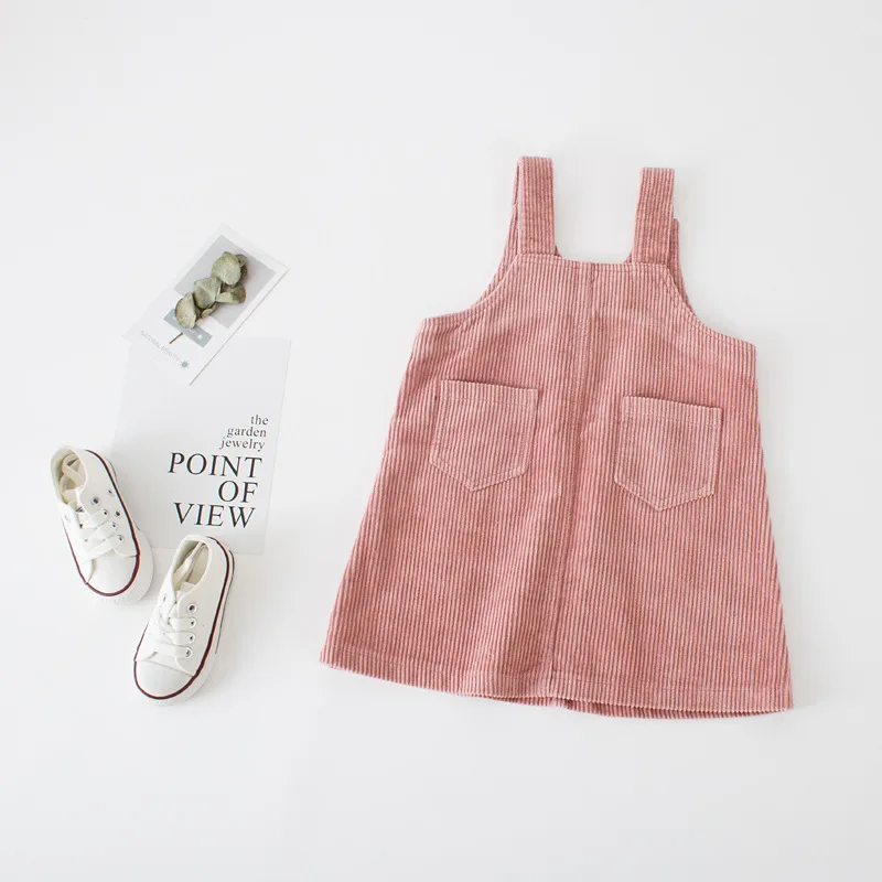 2018 Autumn&ampwinter Toddler Kids Girl Dress Corduroy Fashion Korean Children Princess Clothes | Детская одежда и обувь