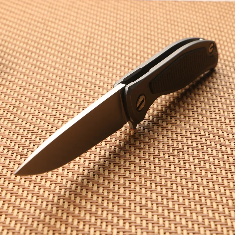 Складной нож Green thorn Flipper клинок 95 K110 с титановым лезвием и подшипниками из