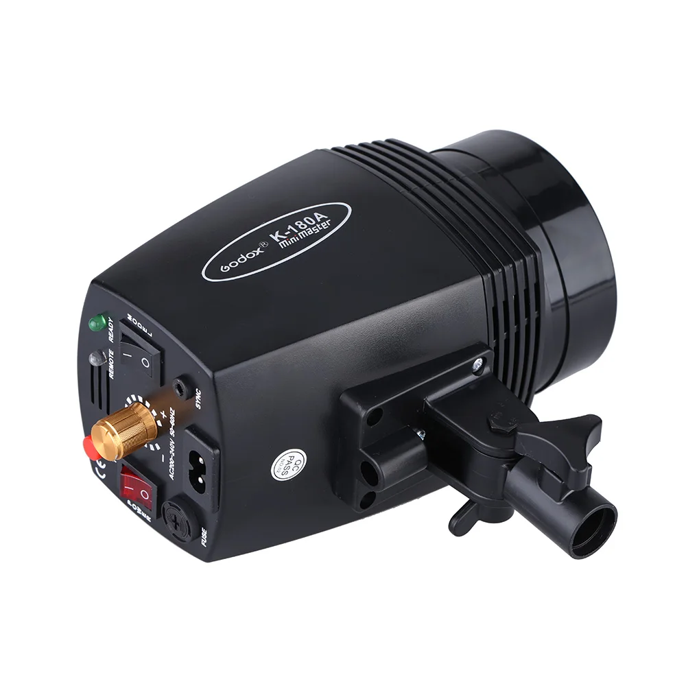 Godox Mini Master Studio Flash K-180A GN45 Power Mas 180WS моделирующая лампа: 75WS время рециркуляции: 0 5 ~ 3s |