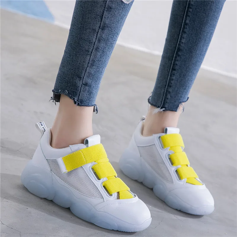 Кроссовки MEMUNIA женские на шнуровке вулканизированная подошва модная