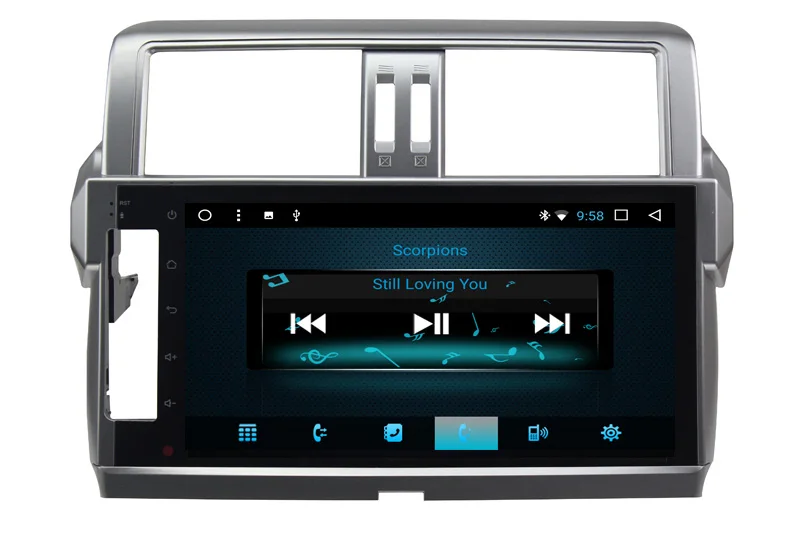 10 1 &quotВосьмиядерный Android 8 Автомобильный мультимедийный плеер GPS для Toyota Prado 150 LC150
