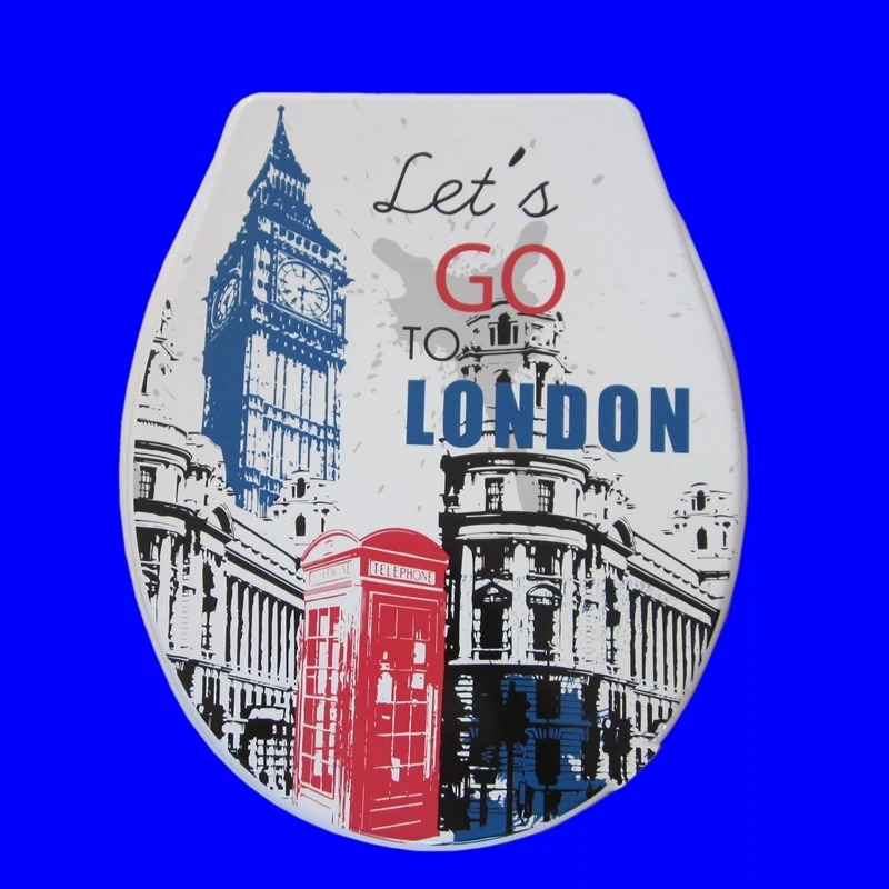 Туалет крышка стандарт пуговицы 2016 высокое качество красочный крышку унитаза