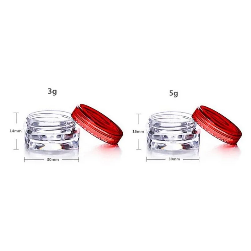 Банки горшок Box Nail Книги по искусству Косметическая бисера хранения Макияж крем