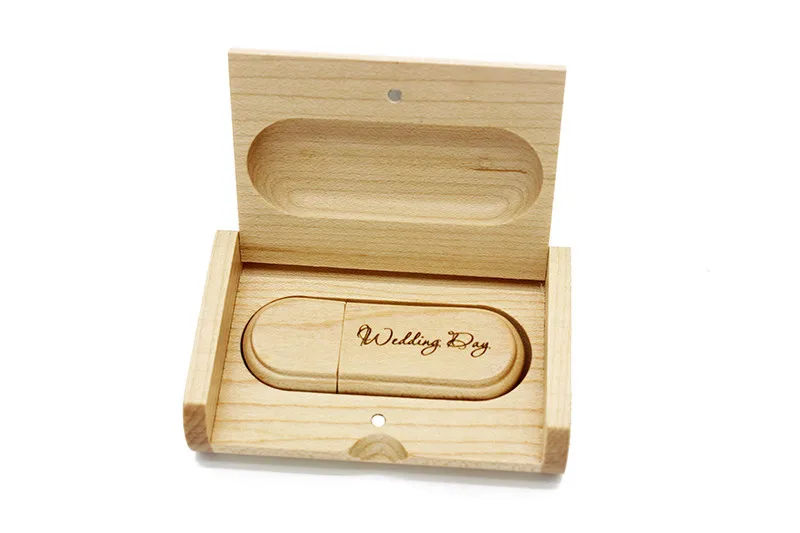 JASTER USB 3,0 креативный Деревянный usb+ коробка Флешка 4 ГБ 8 ГБ 16 ГБ 32 ГБ 64 Гб usb флеш-накопитель карта памяти свадебный подарок