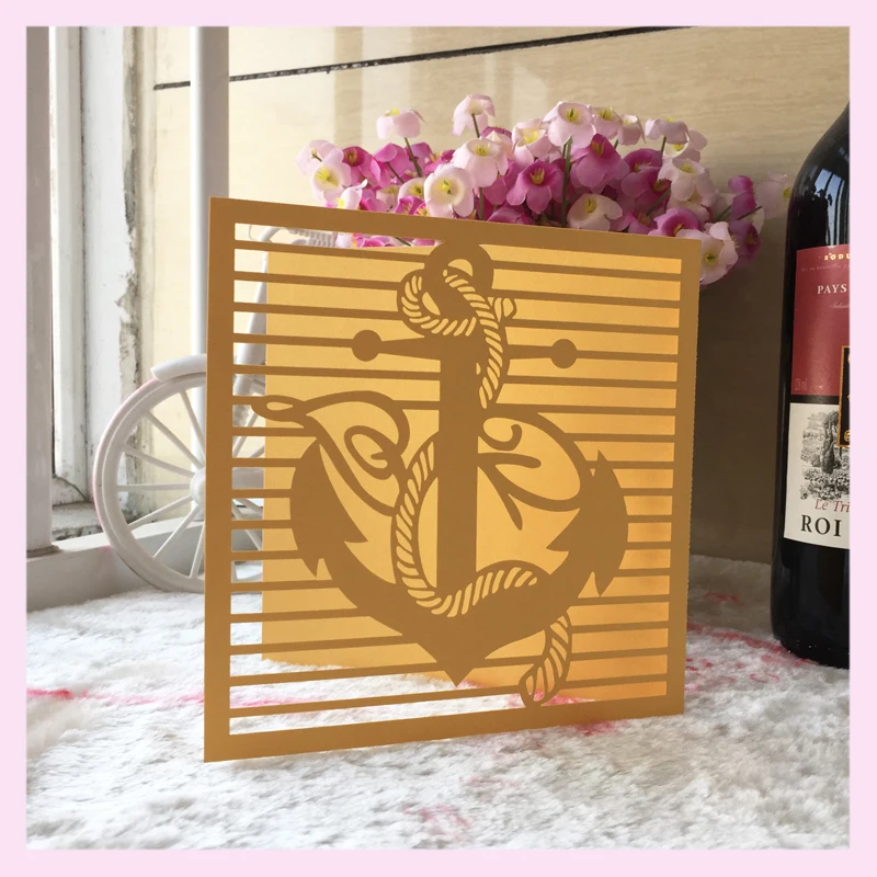 12 шт./партия Бесплатная доставка Якорь Дизайн морская тема навигация мореходство