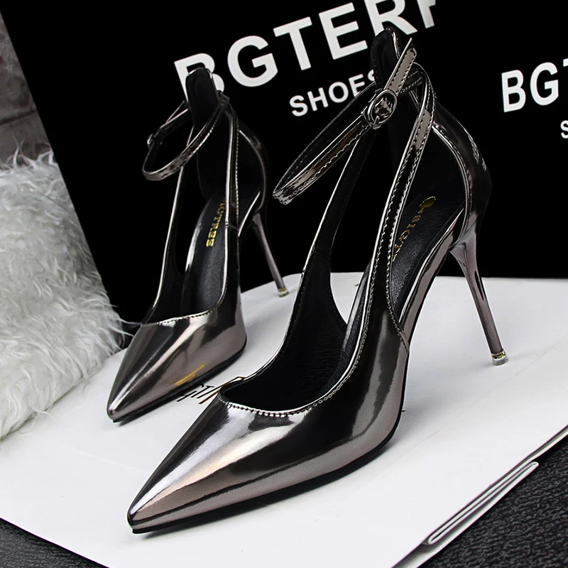 Обувь для вечеринок BIGTREE черные красные туфли на высоком каблуке tacones altos mujer
