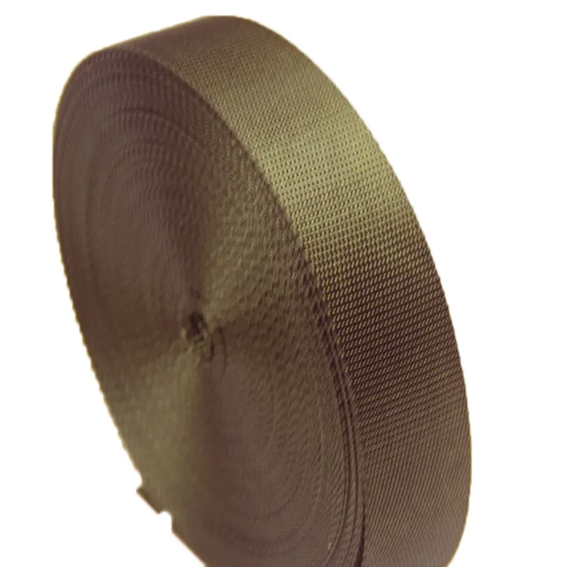 

high quality nylon webbing 37mm olive green 1.3mm thickness hot sale 10 yards/lot 1.5 inch webbing belt