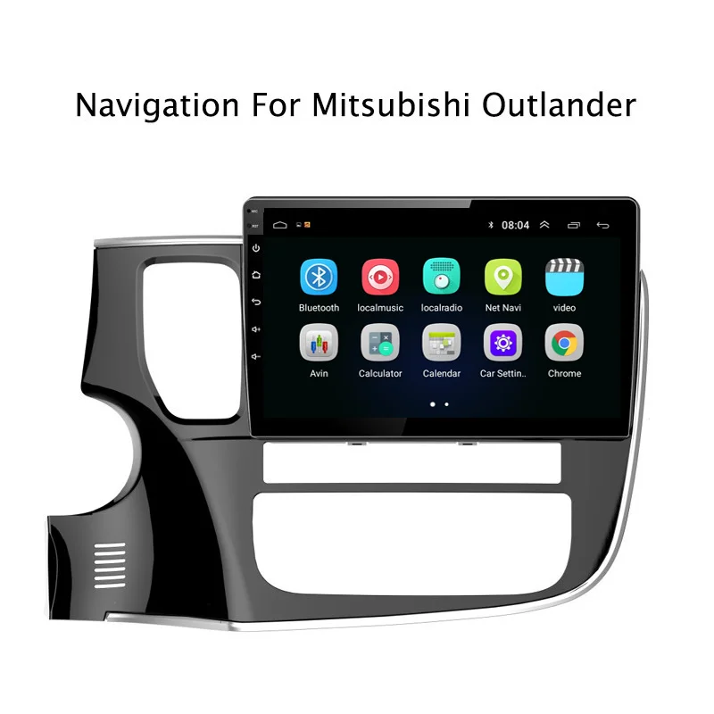 10 1 &quot2.5D Android 8 автомобильный DVD gps плеер для Mitsubishi Outlander 2013 2018 Автомагнитола стерео
