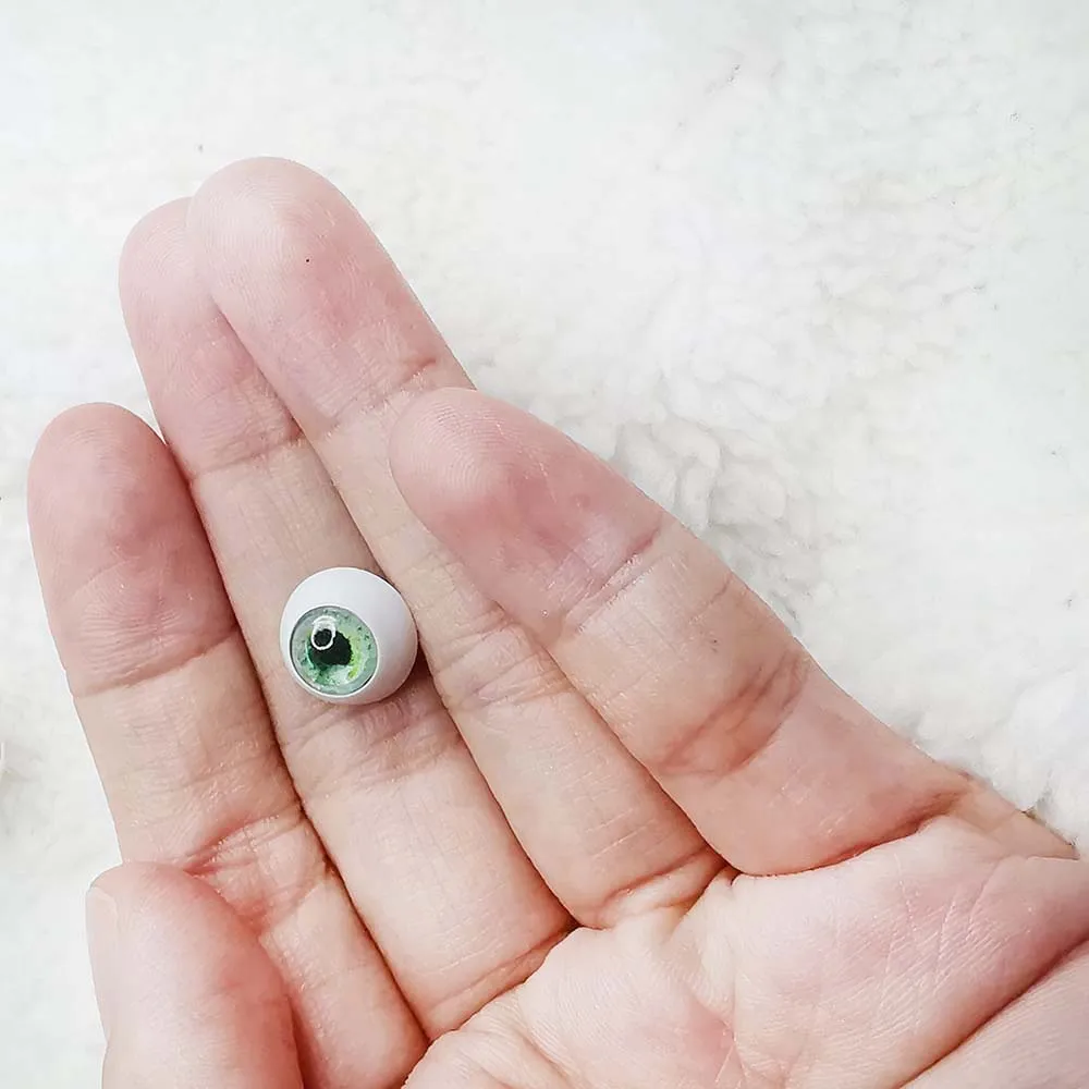BJD глаза светло-зеленый блеск цвет DIY plalstic BJD глазные яблоки 12 мм 14 мм 16 мм 18 мм 20 мм 22 мм круглые sd msd BJD глаза 1/3 1/4 кукла 1/6