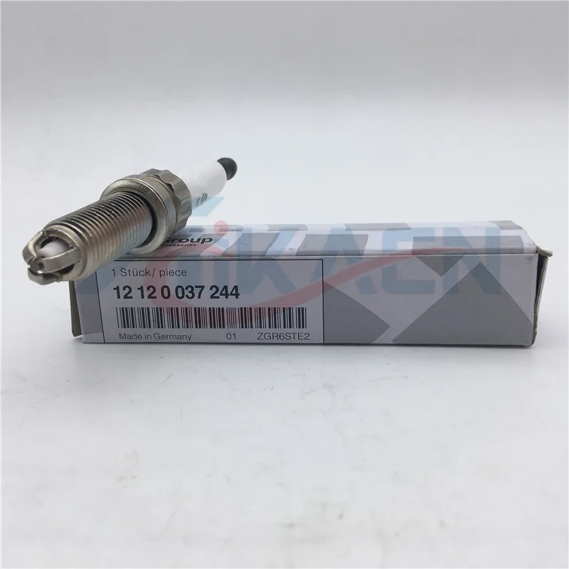 4 шт./лот ZGR6STE2 12120037244 иридиевая Свеча зажигания для BMW E60 E90 E92 E93 135i 335i 535i|Свечи и