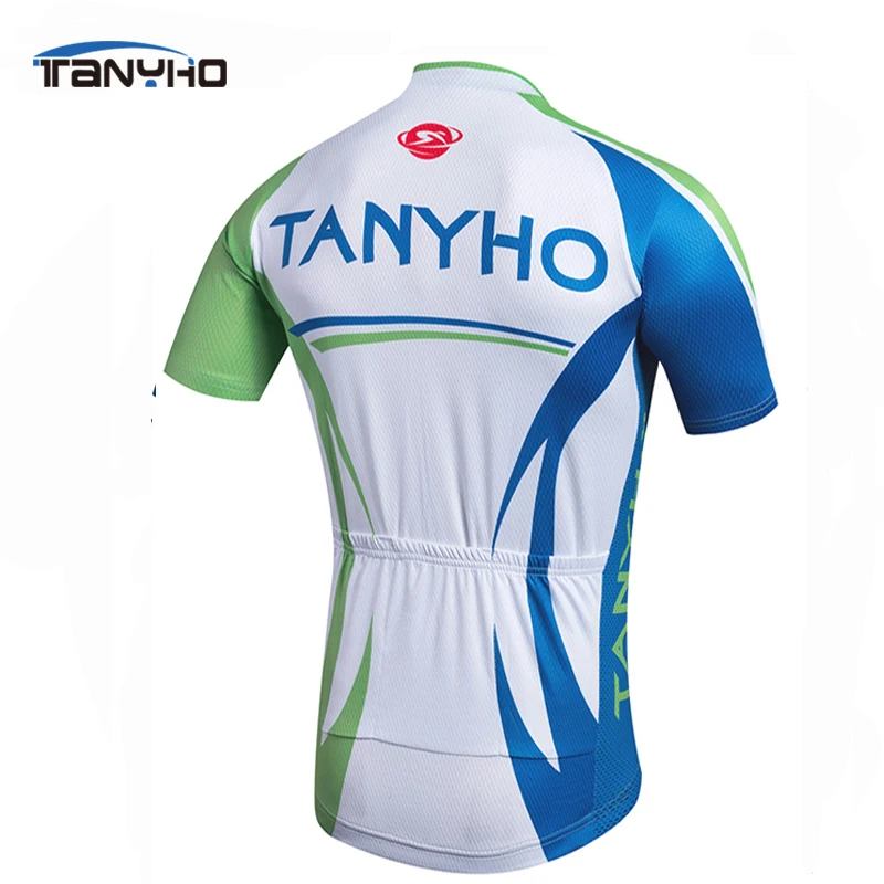 Спорт на открытом воздухе tanyho дышащий синий Велоспорт майка летом гоночный
